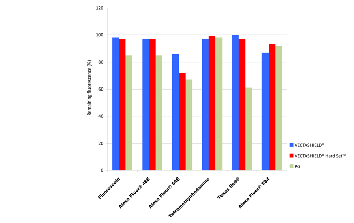 VECTASHIELD Comparison VECTASHIELD? Antifade Mounting Medium with Propidium Iodide (PI)