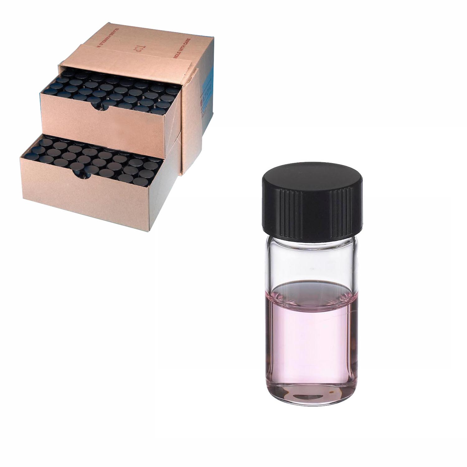 WHEATON 取樣瓶 4 mL 短瓶 無(wú)色透明 黑色酚醛樹(shù)脂蓋 PTFE表面的14B橡膠蓋墊 200 個(gè)/盒