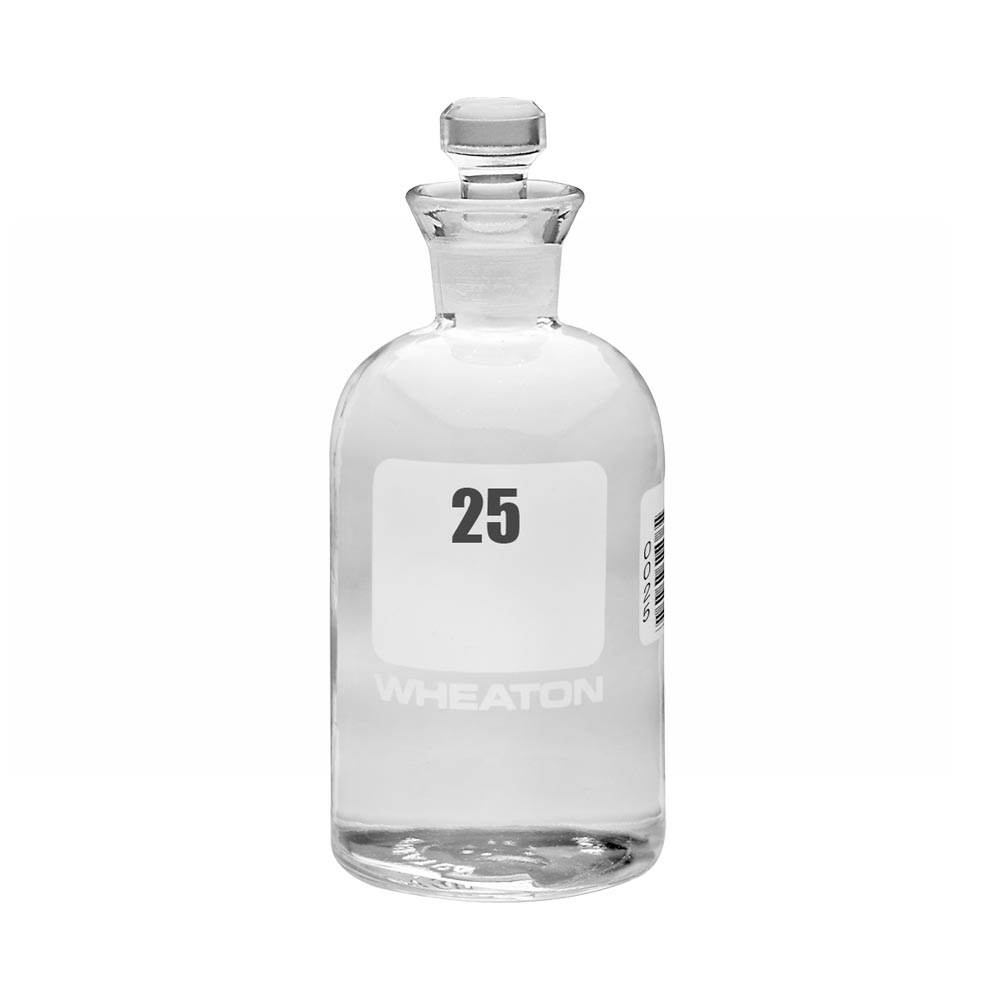 WHEATON 生化需氧量瓶 BOD瓶 300 mL 25 - 48 玻璃robotic塞 24個/盒