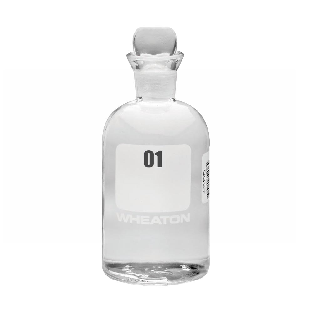 WHEATON 生化需氧量瓶 BOD瓶 300 mL 1 - 24 玻璃pennyhead塞 24個/盒