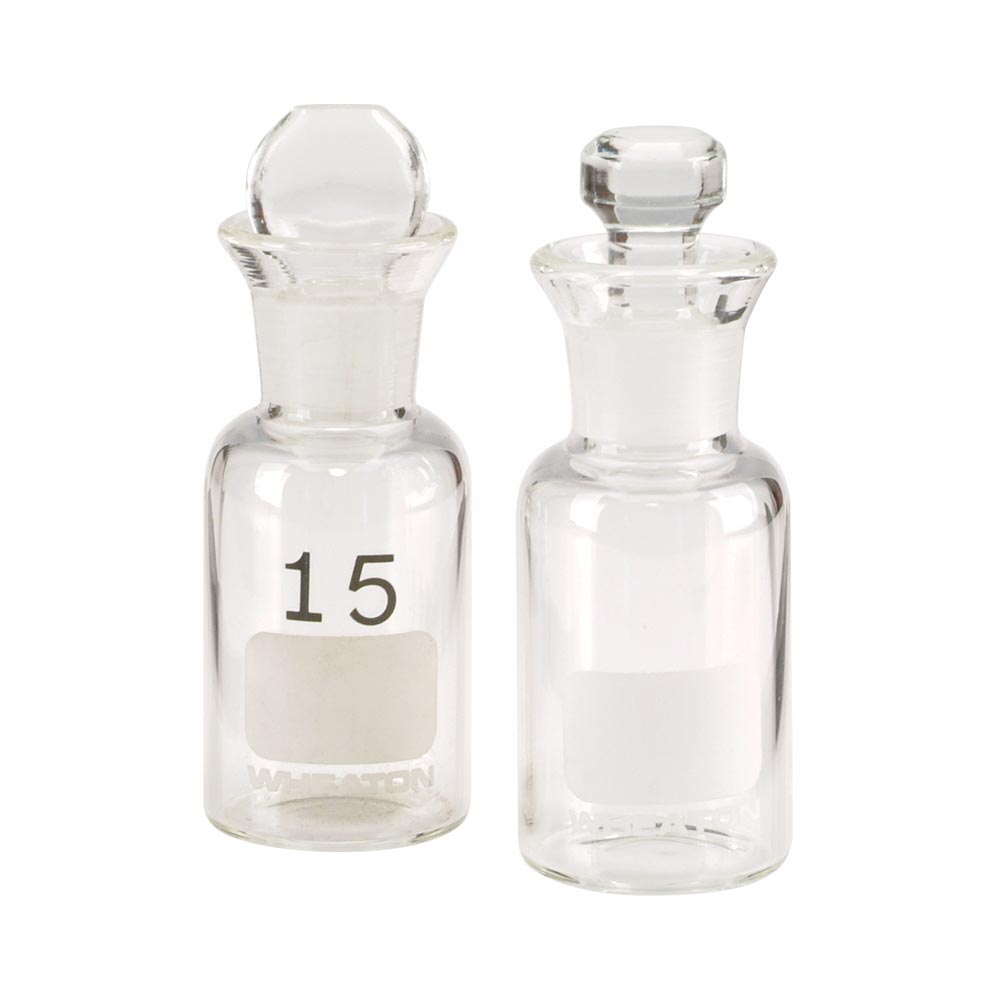 WHEATON 生化需氧量瓶 BOD瓶 60 mL 序列 玻璃pennyhead塞 36個/盒