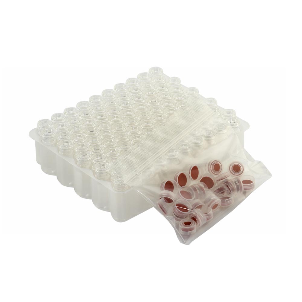 WHEATON 帶扣環(huán)E-Z小瓶方便包 無(wú)色透明瓶帶書(shū)寫(xiě)膜 自然色瓶蓋 PTFE/硅樹(shù)脂蓋墊 100個(gè)/盒