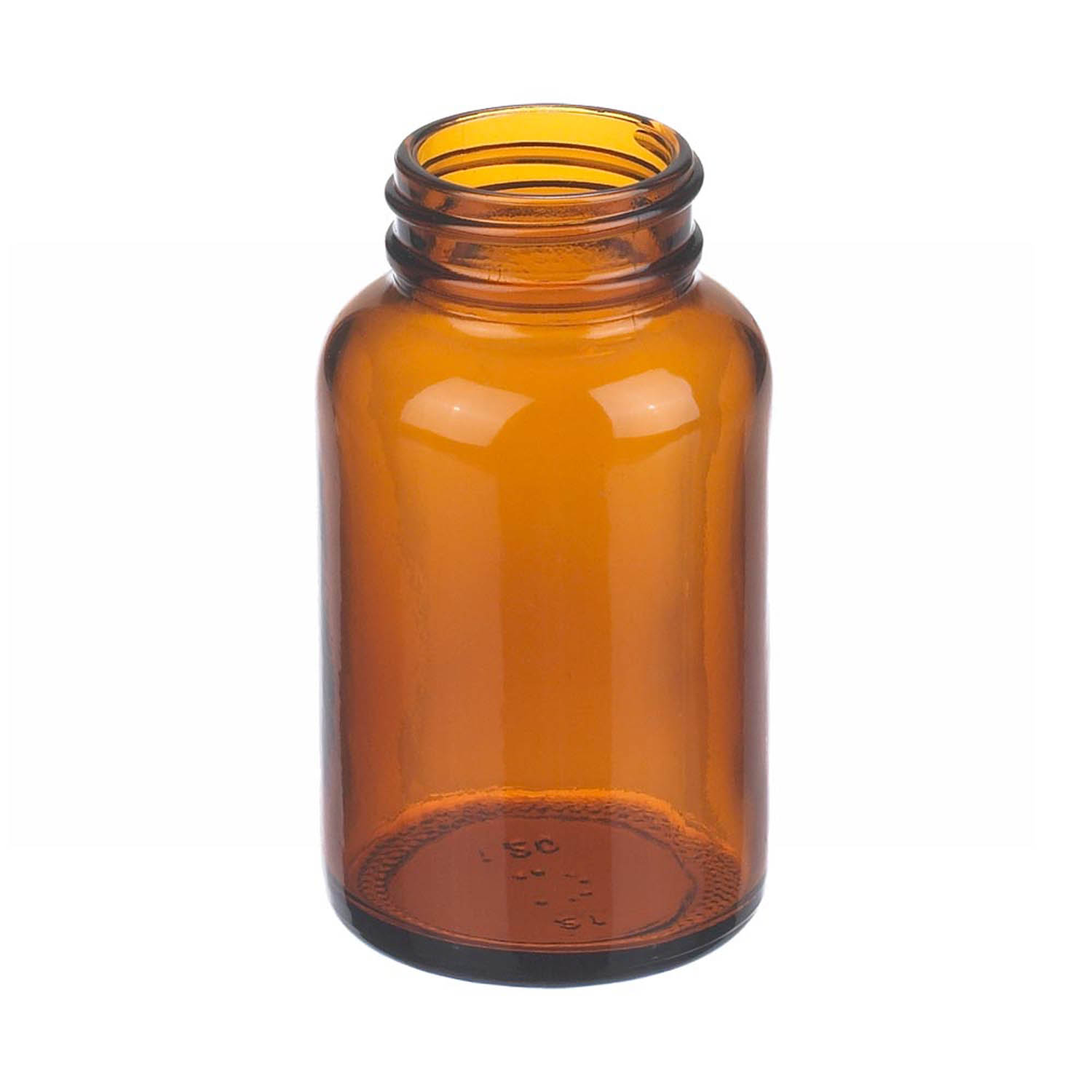 WHEATON 125mL 棕色廣口瓶 無蓋 180個(gè)/盒