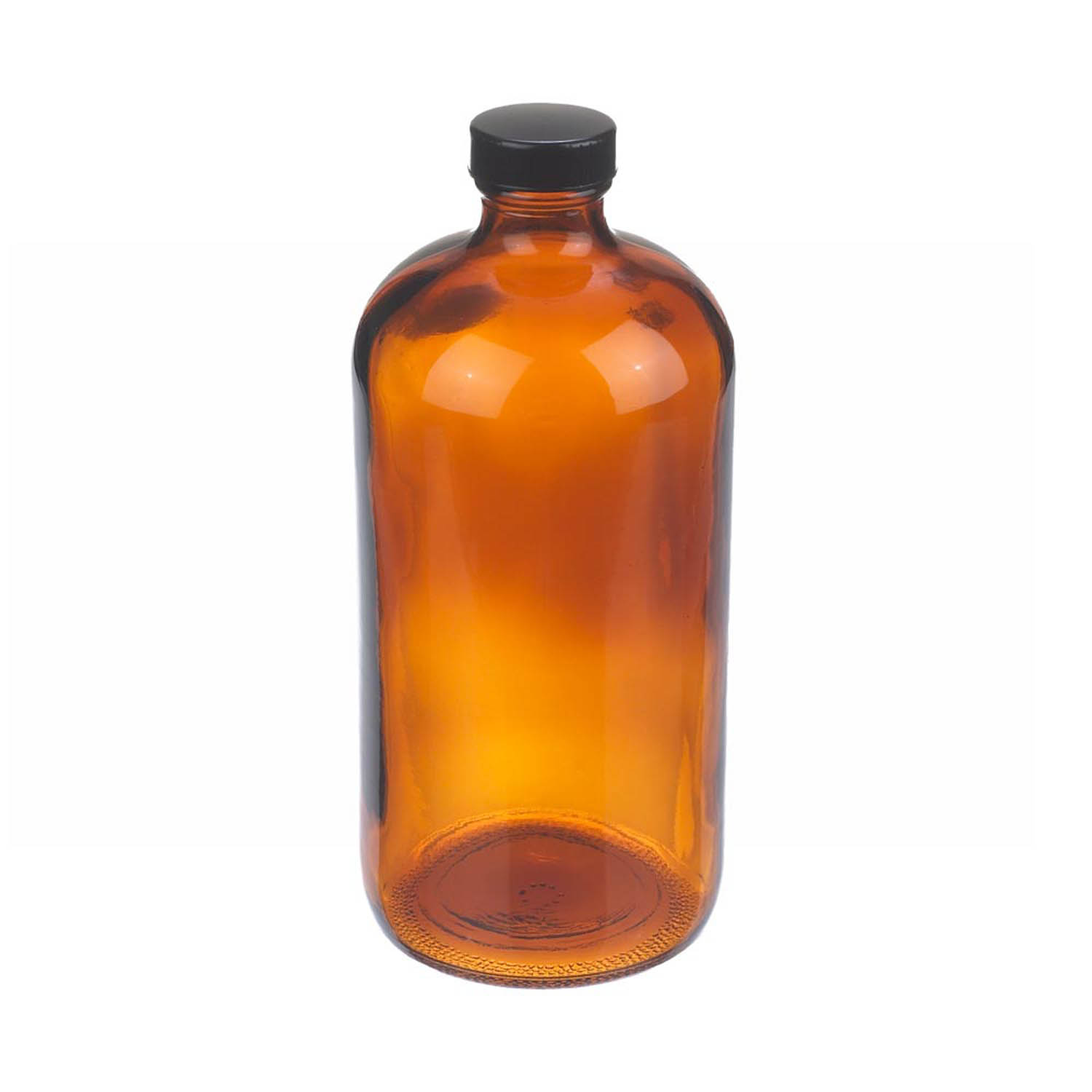 WHEATON 1000mL 棕色波士頓圓形瓶 黑酚醛樹(shù)脂蓋 聚乙烯圓錐蓋墊 12個(gè)/盒